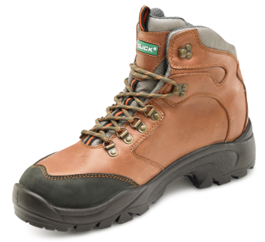 PU RUBBER S3 BOOT BROWN 4-13
